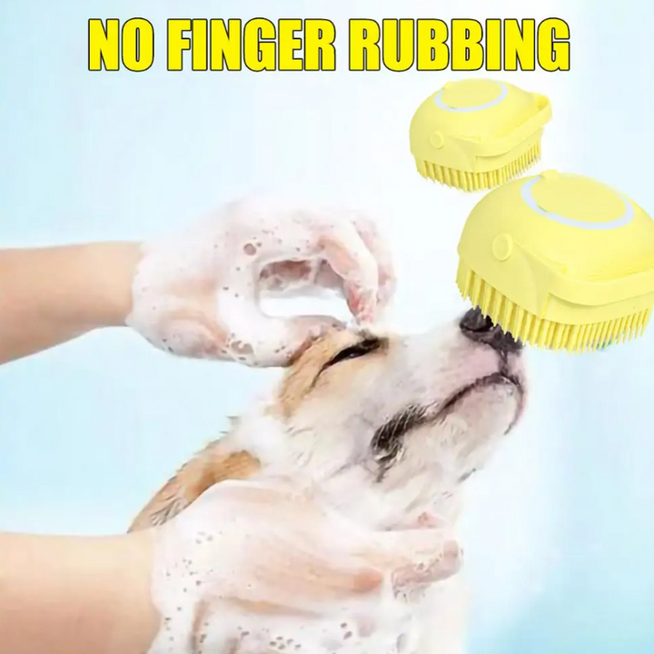 かわいい犬用バスブラシ