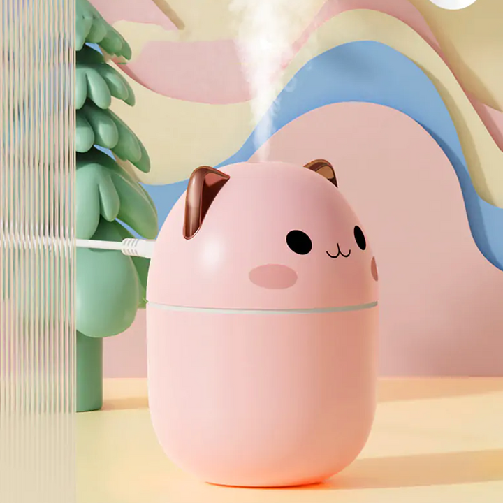 "かわいい猫型加湿器 250ml