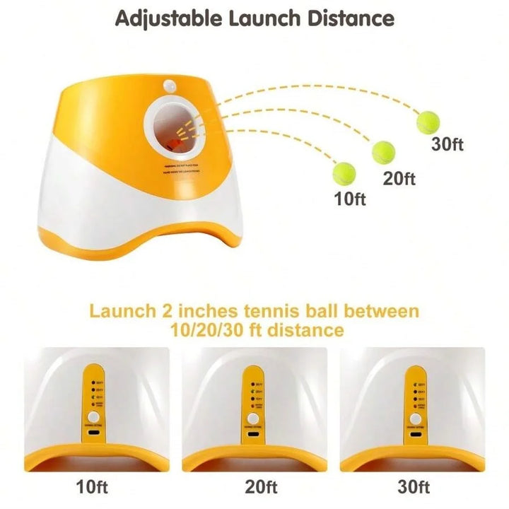自動ドッグランチャー – USB充電式インタラクティブ犬用おもちゃ