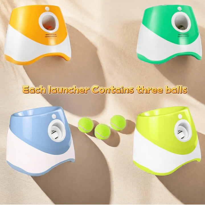 自動ドッグランチャー – USB充電式インタラクティブ犬用おもちゃ