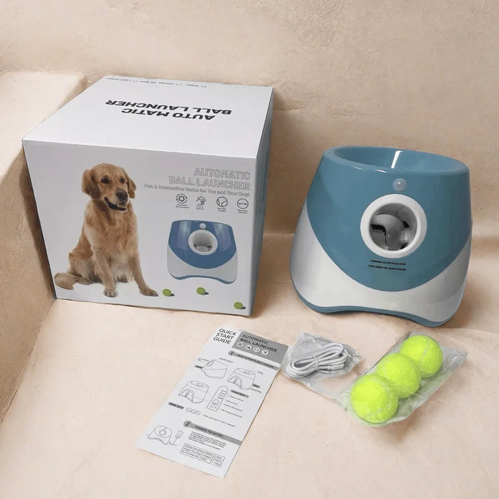 自動ドッグランチャー – USB充電式インタラクティブ犬用おもちゃ