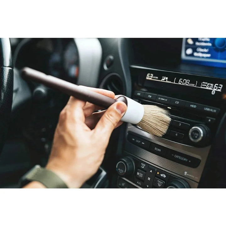 5本セット超ソフト毛車用ディテールブラシ – ホイール、車内、細かい部分の清掃に最適