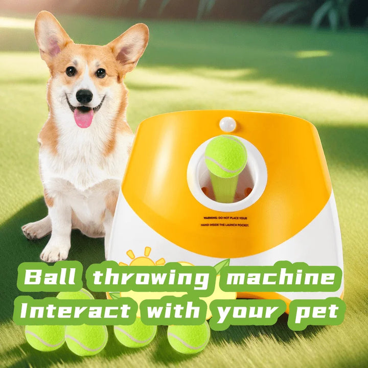 自動ドッグランチャー – USB充電式インタラクティブ犬用おもちゃ
