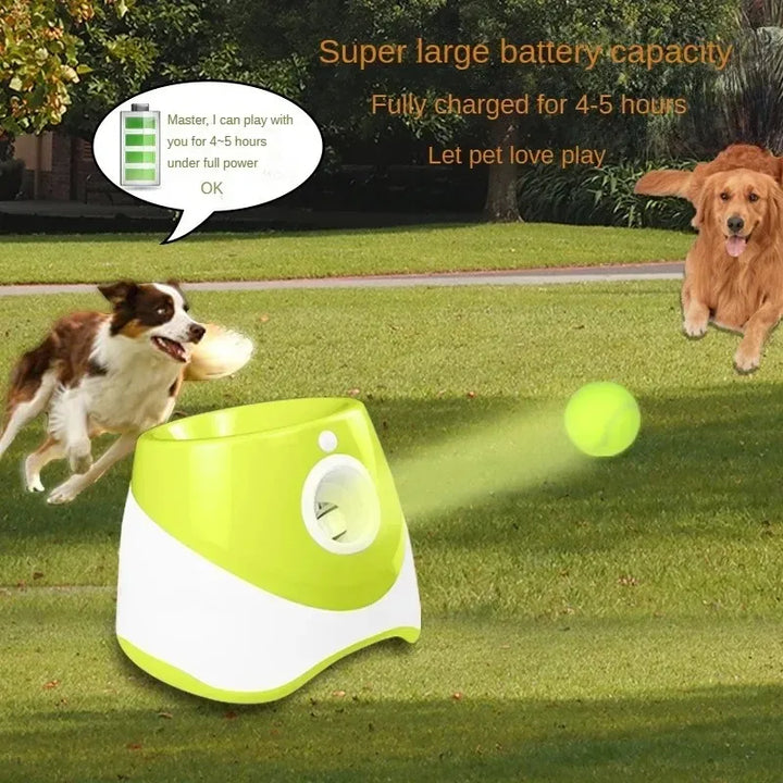 自動ドッグランチャー – USB充電式インタラクティブ犬用おもちゃ