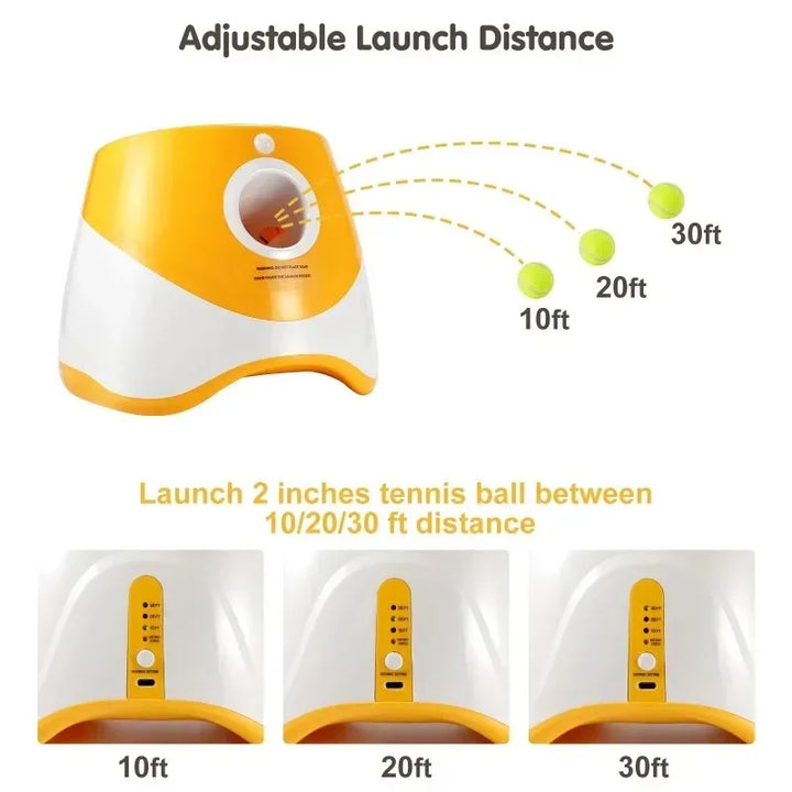 自動ドッグランチャー – USB充電式インタラクティブ犬用おもちゃ