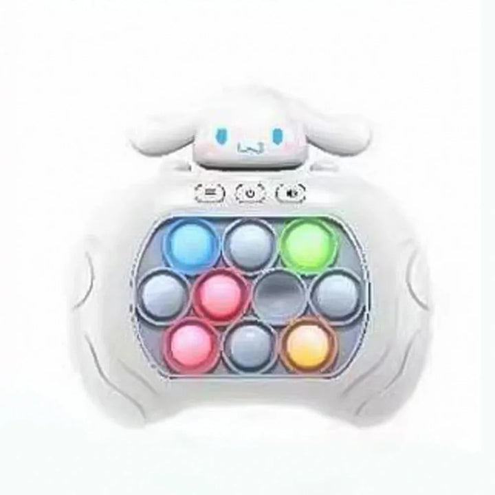 サンリオ スティッチ プッシュバブルおもちゃ – モグラたたき風ストレス解消フィジェットゲーム