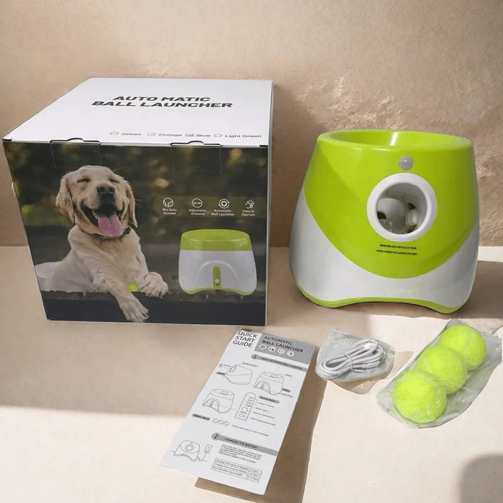 自動ドッグランチャー – USB充電式インタラクティブ犬用おもちゃ